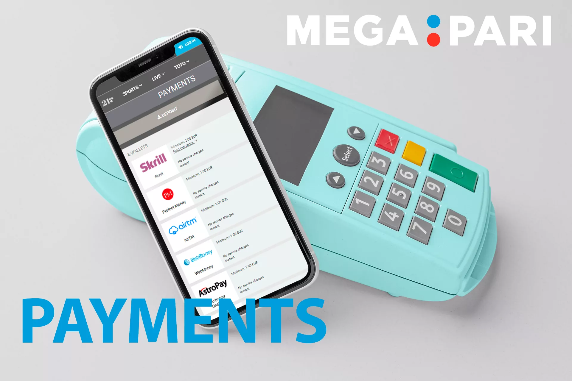 Megapari Mobile App Deposit and Withdrawal Methods