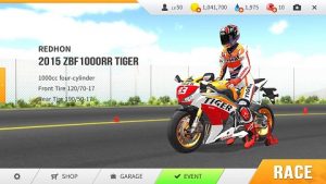  We create non bring a decent bike racing game on Android as well as hence  Real Moto MOD APK Unlimited Money 1.0.218