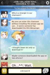 Mystic Messenger VIP MOD APK is a simulation online game from Cheritz Co Mystic Messenger MOD APK VIP Features Unlimited Hourglass 1.6.8