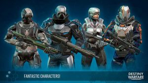  developer Azur Interactive Games Limited brought destiny similar game on Android named Desti Destiny Warfare APK MOD Android Sci-Fi FPS